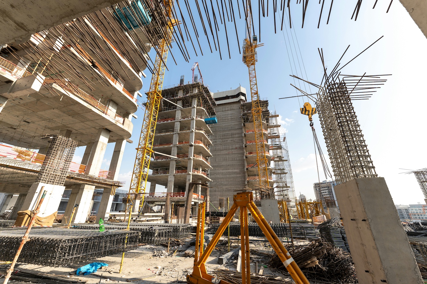 Construction site backdrop